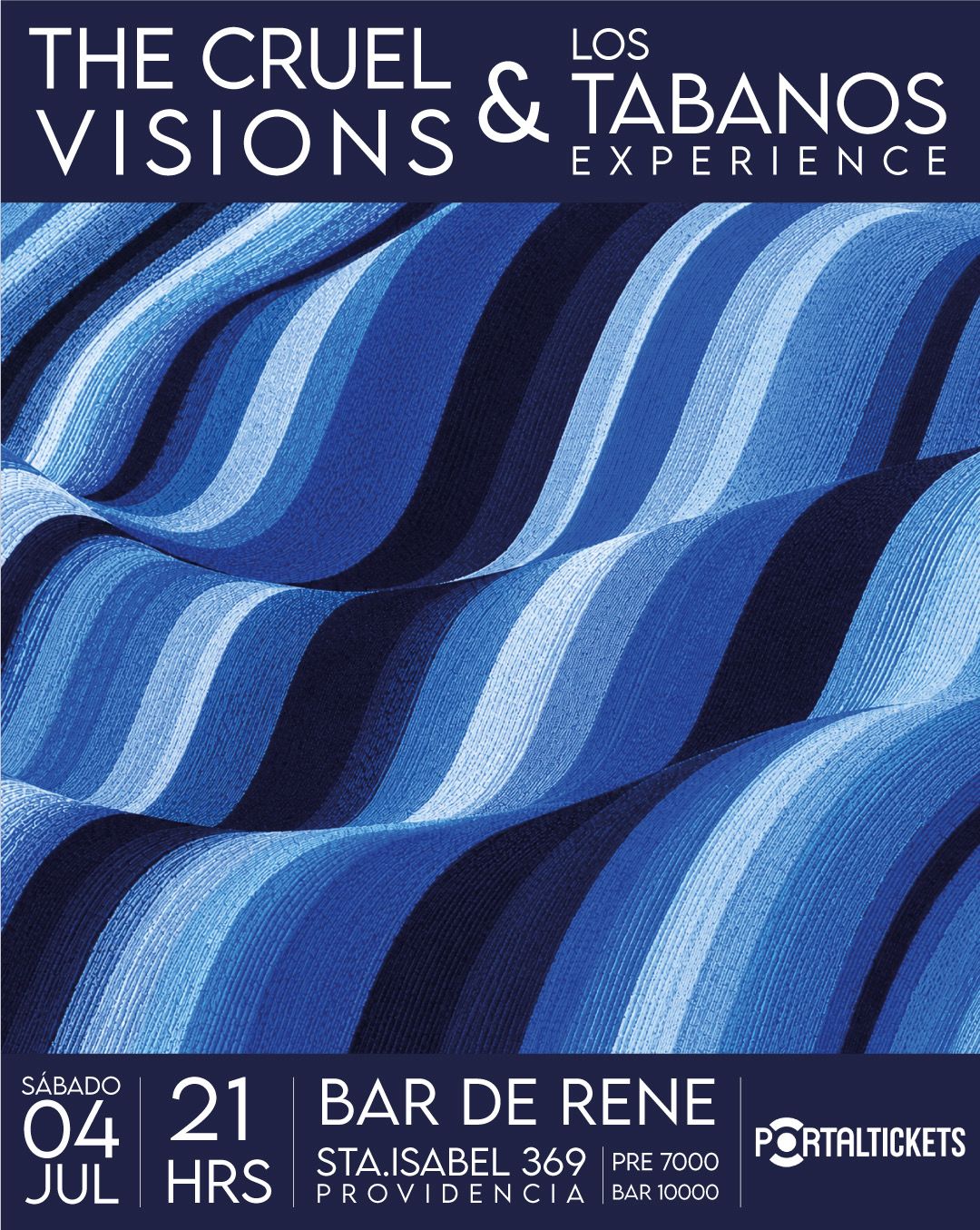 Misterio y psicodelia: The Cruel Visions + Los Tábanos Experience se presentarán en vivo